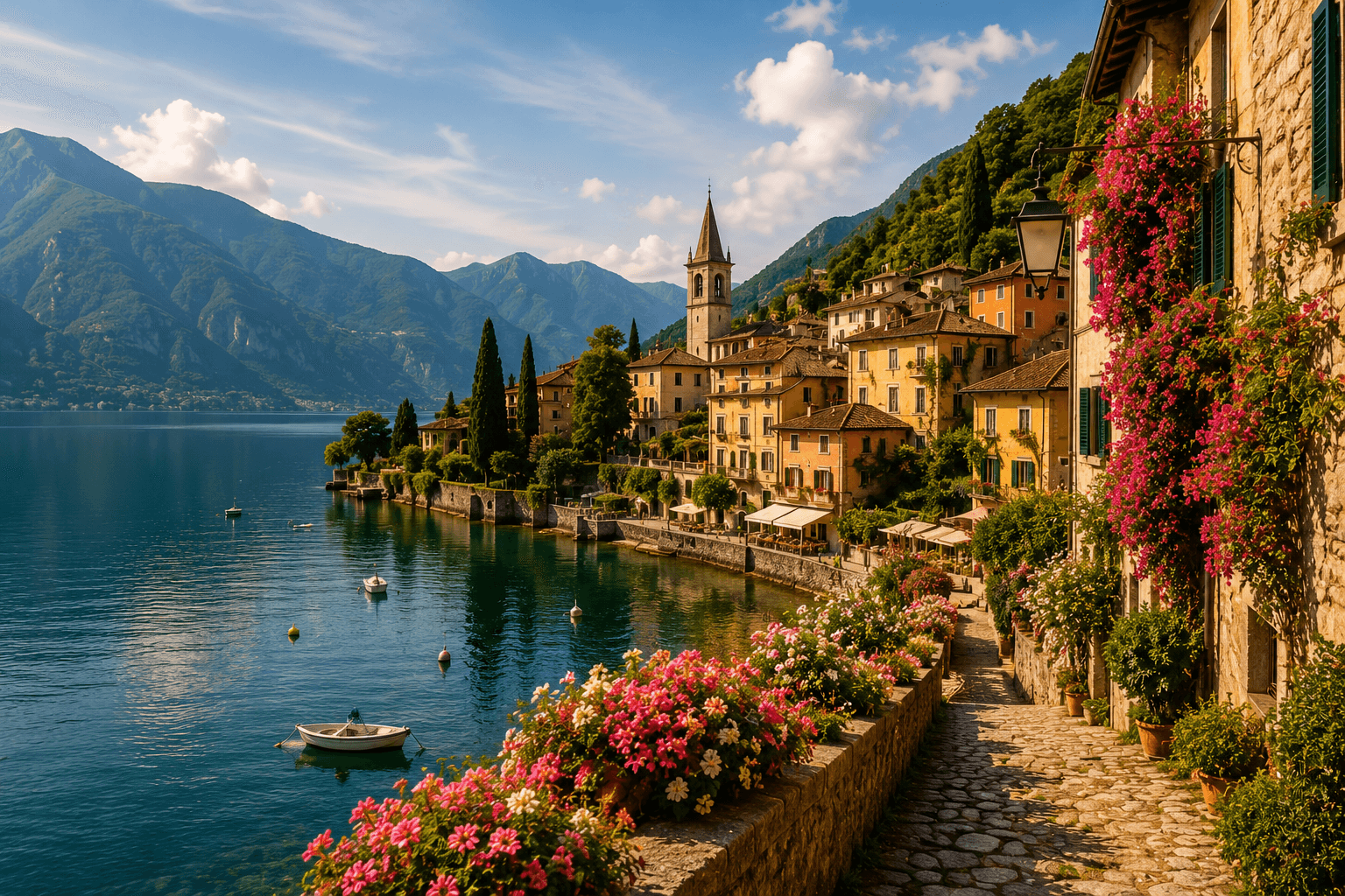 Scenic road trip along the Amalfi Coast in Italy