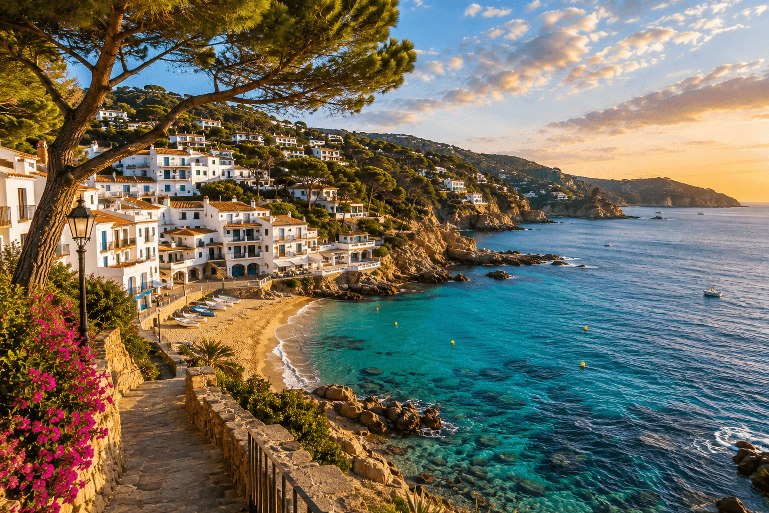 Costa Brava Spain travel destination featuring turquoise coves and rugged Catalan coastline