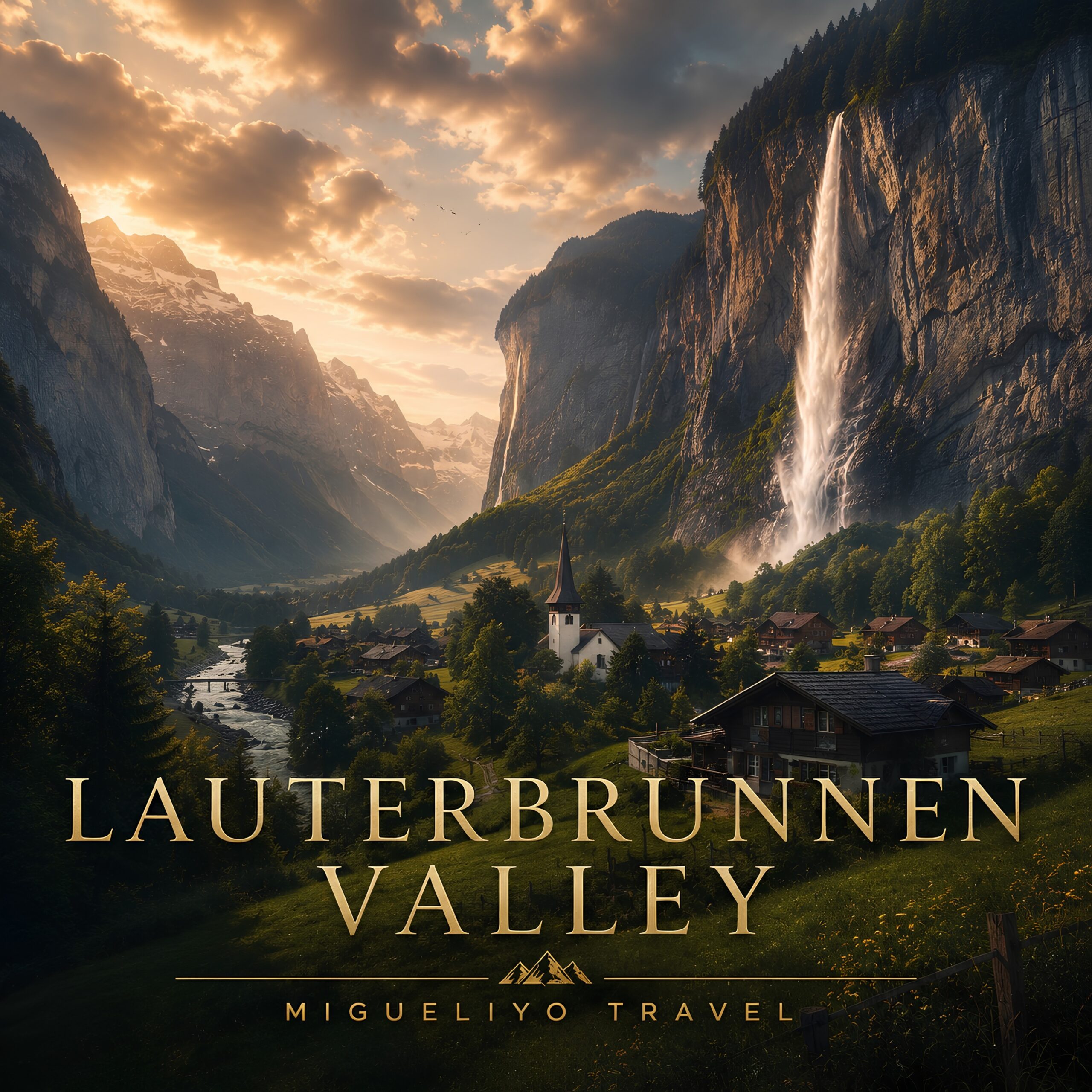 Lauterbrunnen Valley Switzerland — The Valley of Angels by Migueliyo Travel Music